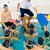 Water Aerobic Exercises With Swim Boards