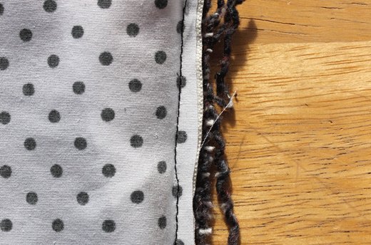 Sew One Side of the Zipper