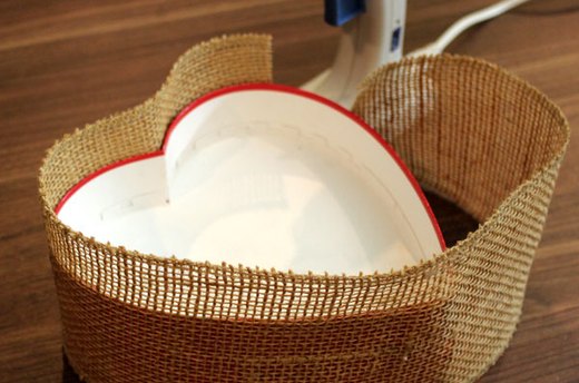 Cover the Box in Burlap
