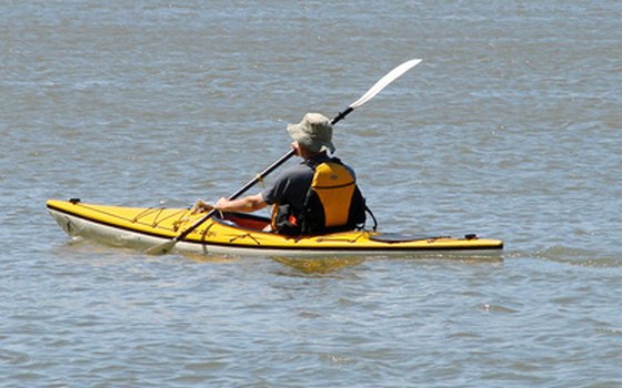 Kayaking is a popular activity in Roanoke's many rivers and lakes.