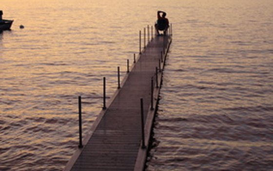 Sunset over Great Sacandaga Lake