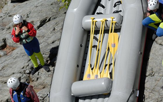 Many Alaska wilderness tours feature rafts as their primary mode of transportation.