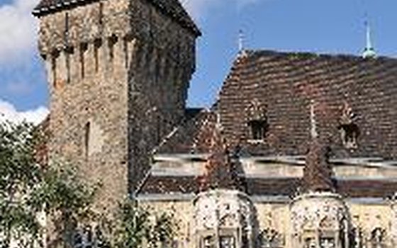 Vajdahunyad Castle is on the Buda side of Budapest.