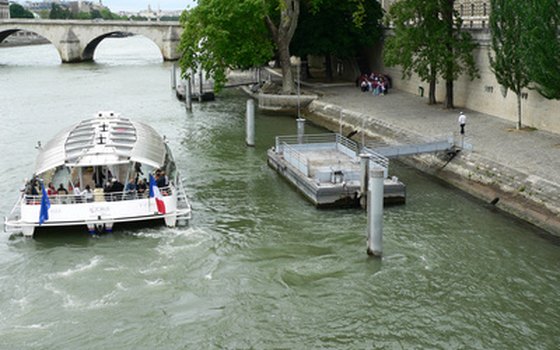 The Bateaux-Mouches are an excellent way to see Paris.