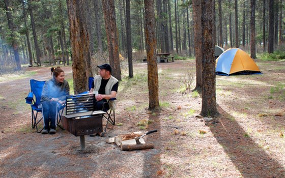 Roanoke has both primitive and fully serviced campgrounds nearby.