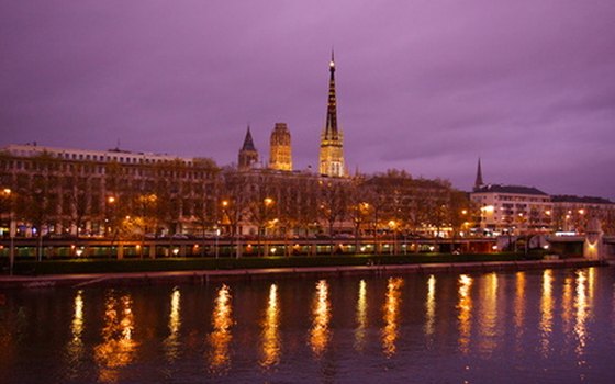 Rouen by night