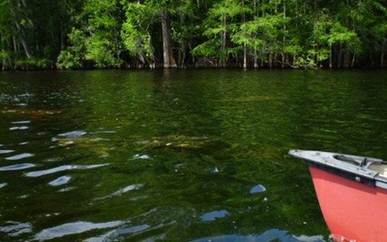 There is public water access for canoes, kayaks and motor boats.