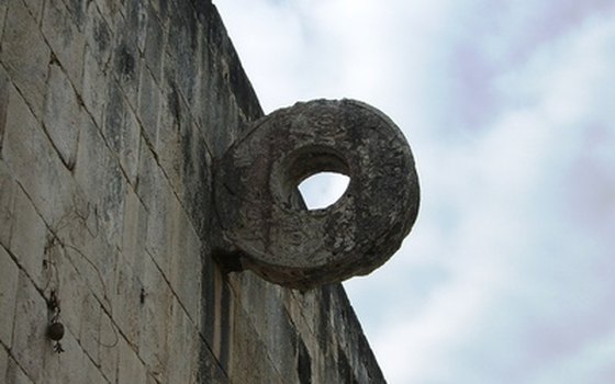 The ring at the ball court of Chichen Itza