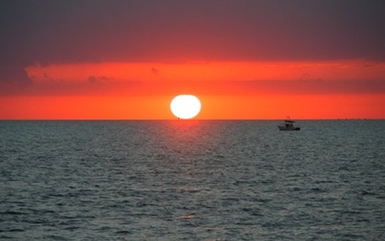 A famous Key West sunset.