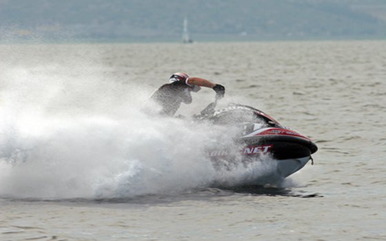 Jet skiing in Daytona Beach