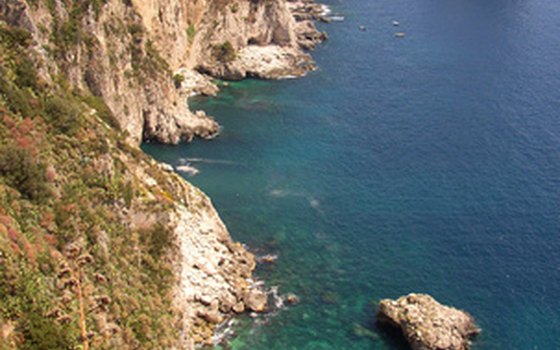 Beautiful Capri is just a short ferry ride away.