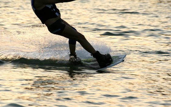 Participate in water sports at Oklahoma resorts.