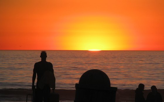 RV campers can spend the night overlooking a California beach.