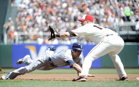 Perched on the oceanfront, AT&T Park hosts thrilling baseball games in San Francisco.