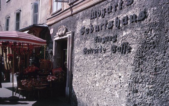 Mozart's birthplace typically is among the stops on a tour of Salzburg.