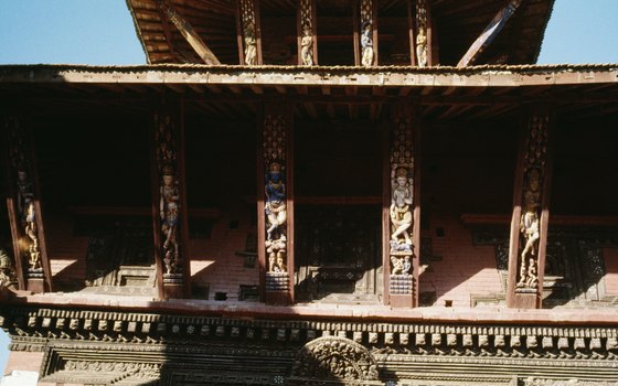 Typical temple in Nepal.
