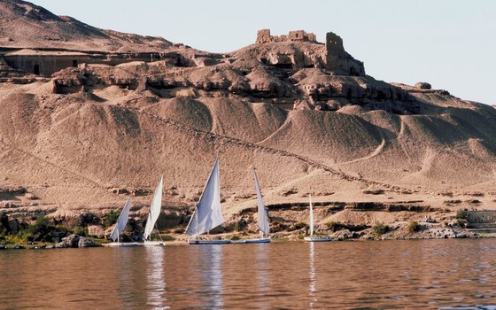 Hundreds of riverboats of all price-points cruise the Nile River in Egypt.