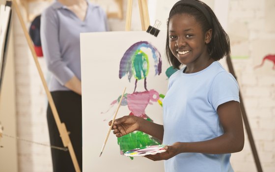 Children can draw and paint at Gwinnett County's kids' museums.