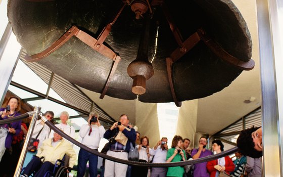 The iconic Liberty Bell is at Liberty Bell Center on Market Street.