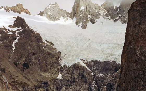 You can see glaciers during a nature safari in Argentina.