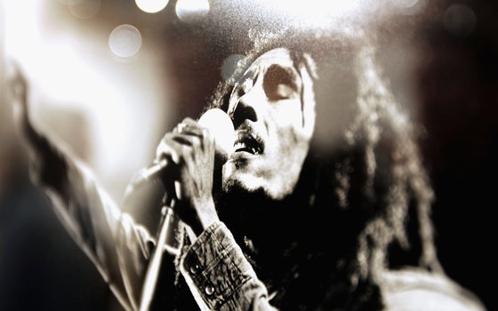 Known for his reggae music, Bob Marley is Jamaica's most famous artist.