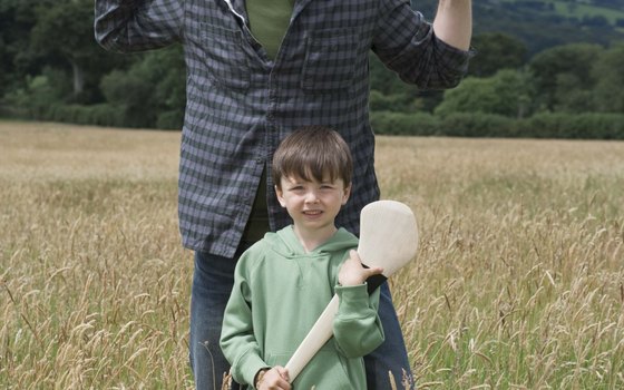 Hurling is a traditional Irish sport.