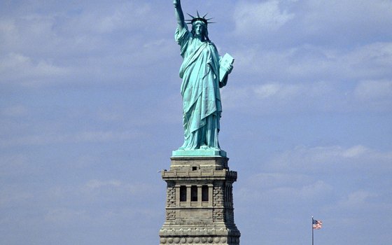 The Statue of Liberty is one of the world's most recognized monuments.