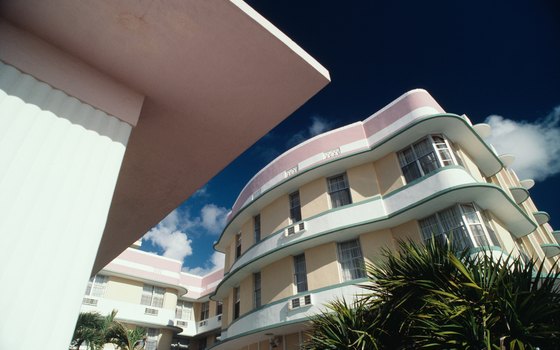 The pastel charms of South Beach's art deco buildings
