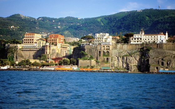 Enjoy driving the coast road near Sorrento.