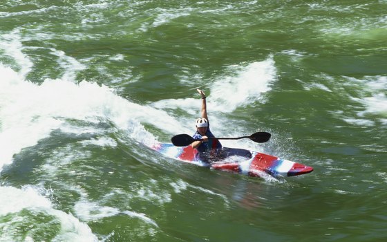 Kayaking on the Payette River.