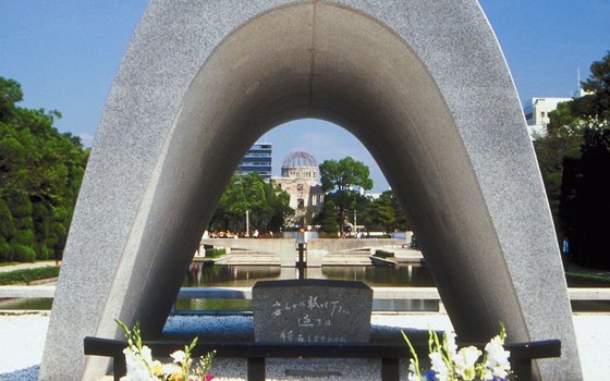 Peace Memorial Park draws visitors from around the world.