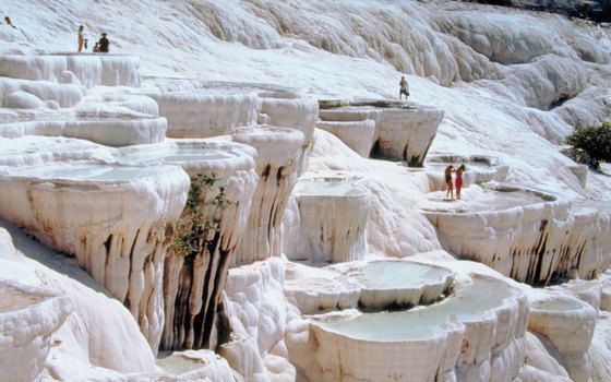 Hierapolis-Pamukkale is a UNESCO World Heritage site.