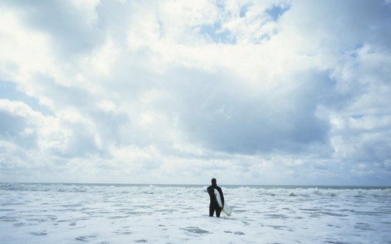 Surfing is among the recreational activities available off Half Moon Bay's beaches.