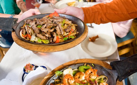 Helen's LaCabana restaurants offer eleven different meat and vegetable combinations of fajitas.