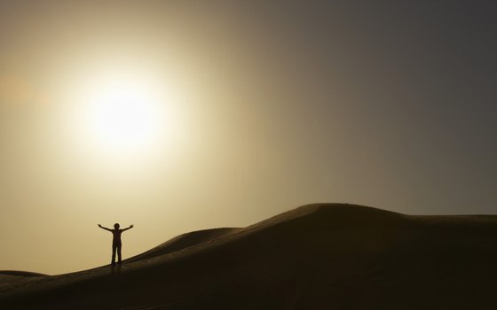 High Dunes in the Desert.