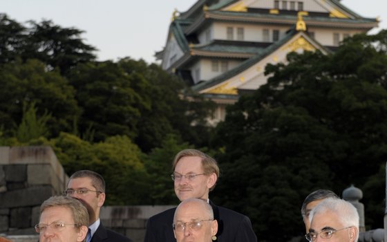 Osaka Castle was the site of a meeting of world leaders in 2011, which included U.S. Secretary of the Treasury Henry Paulson.