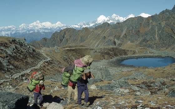 Sherpas, a Nepalese Himalayan tribe, often organize treks in Nepal.