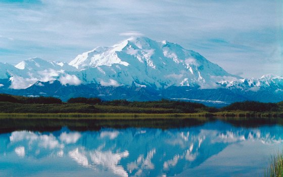 See spectacular Mt. McKinley in Alaska.