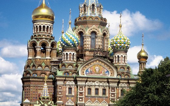 St. Petersburg's Church on Spilt Blood stands where Alexander II was assassinated in 1881.