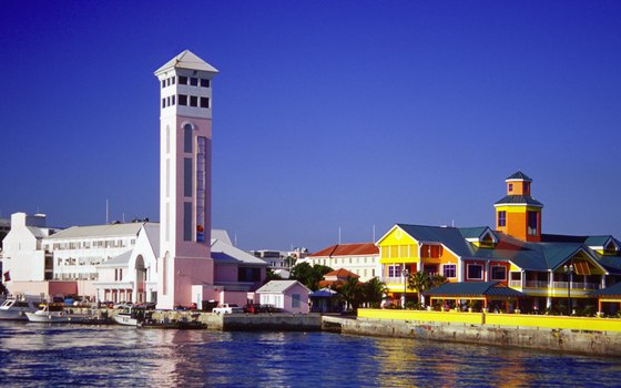 Nassua's harbor offers colorful Caribbean charm as well as upscale shopping.