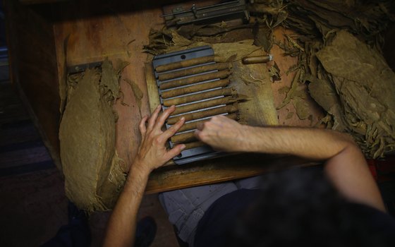 Cigars are still hand-rolled in the Ybor City area of Tampa.