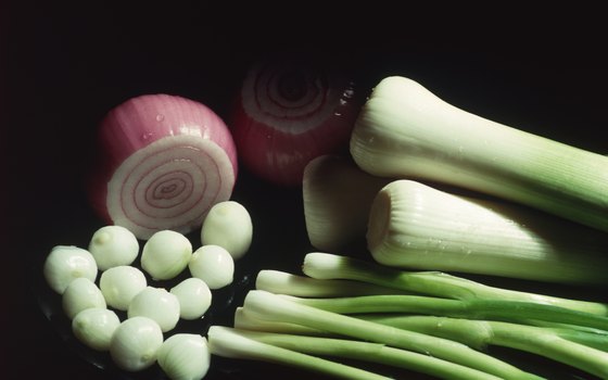 Scallions and red onions add flavor to many of the dishes at Chateau de Saigon.