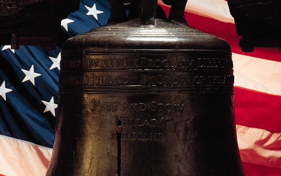 The Liberty Bell has a specially constructed home in Philadelphia.