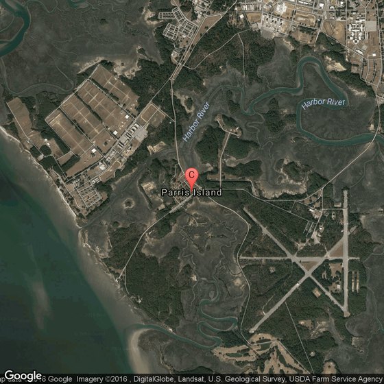 airports close parris island 3491