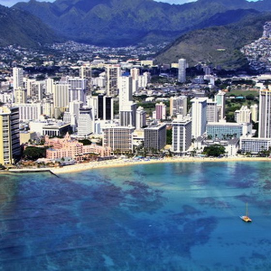 Waikiki Beach is one of many vacation spots in Hawaii.
