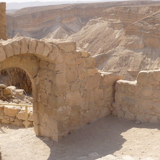 Trips to ancient ruins are featured on senior tours of Israel.