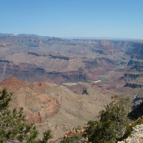 Grand Canyon National Park sprawls over a million acres in Arizona.