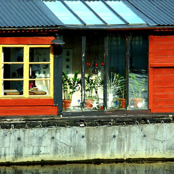 Houseboats can be used as residences or for vacations.