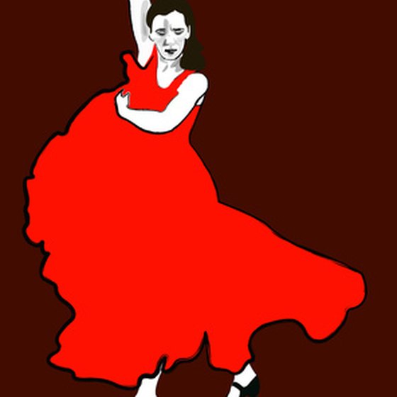 Traditional Cuban women's clothing has been influenced by Spanish dancing.