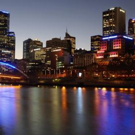 Cityscape of Melbourne, Australia.